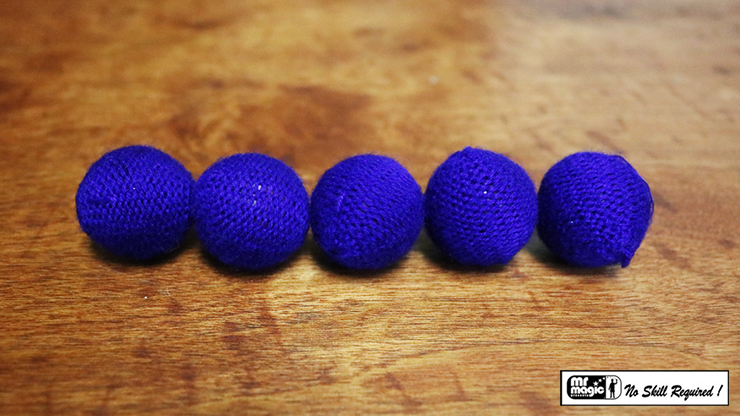 Crochet 5 Ball Combo Set (Blue, 1