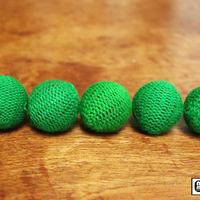 Crochet 5 Ball Combo Set (Green, 1") by Mr. Magic