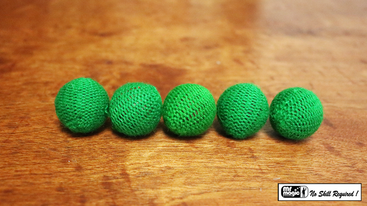 Crochet 5 Ball Combo Set (Green, 1