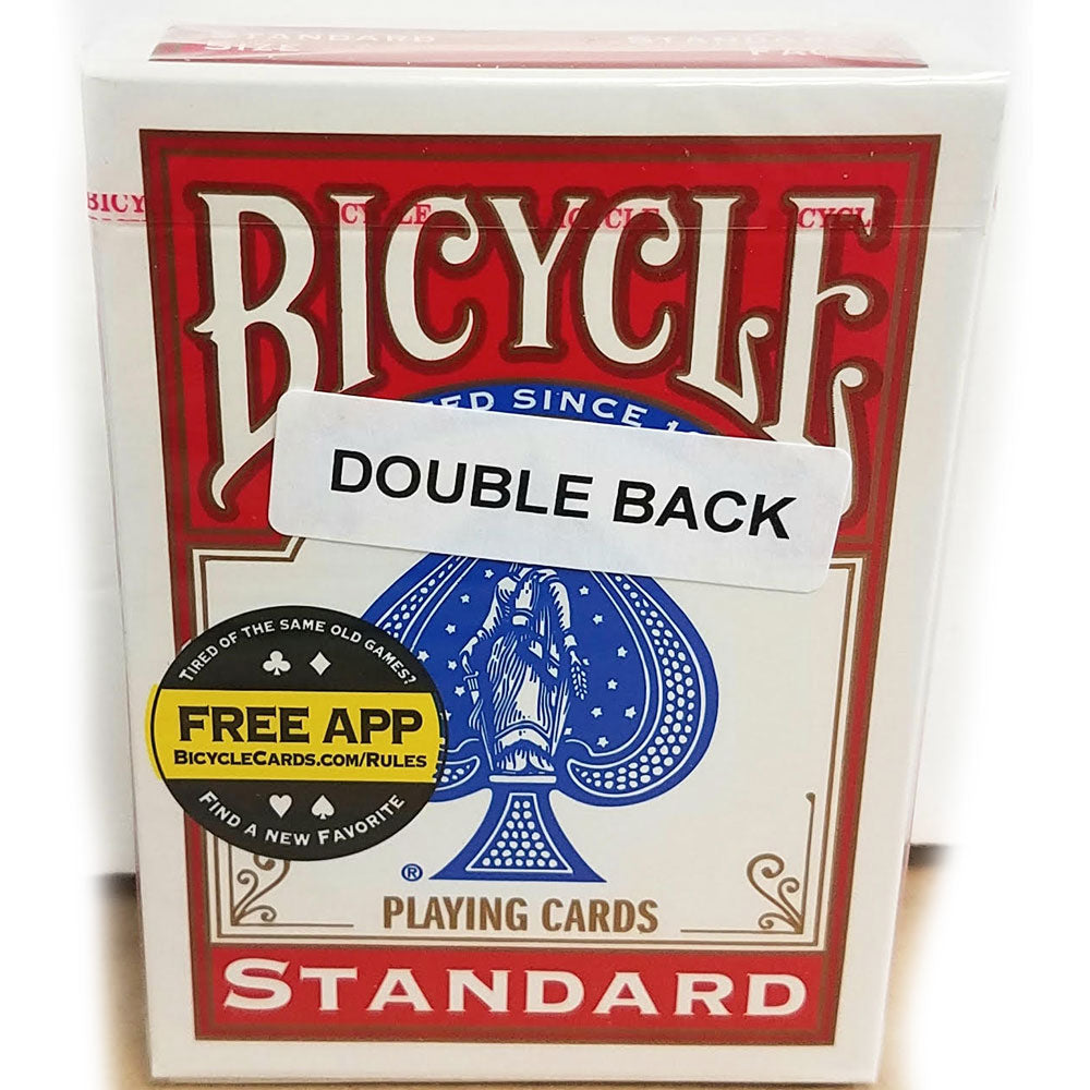 Double Back (Red/Red) Bicycle Cards by USPCC