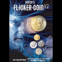 Flicker Coin V2 (Quarter) by Rocco