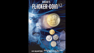 Flicker Coin V2 (Quarter) by Rocco