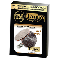 Magnetic Flipper Coin (Half Dollar) by Tango Magic