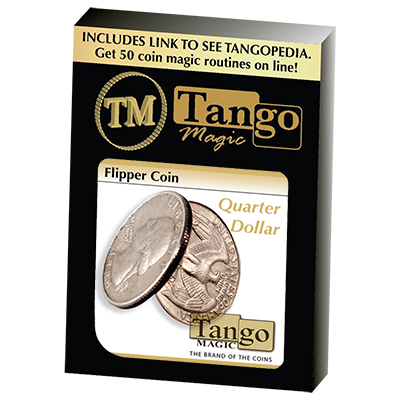 Flipper Coin (Quarter) by Tango Magic