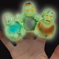 Glow-in-the-Dark Zombie Finger Puppet