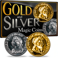 Gold and Silver Coin Magic Illusion
