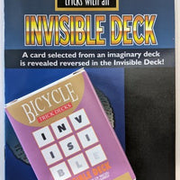 Invisible Deck & Book - Red Bicycle