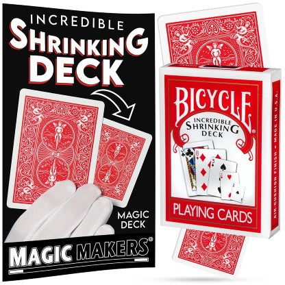 Incredible Shrinking Deck (Bicycle) by Magic Makers