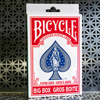 Jumbo Bicycle Cards, Red by USPCC