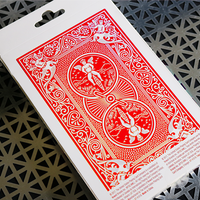 Jumbo Bicycle Cards, Red by USPCC