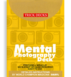 Mental Photography Deck (Red, Bicycle)
