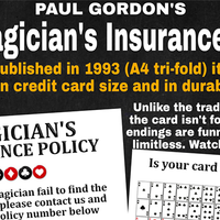 Magician's Insurance Policy by Paul Gordon