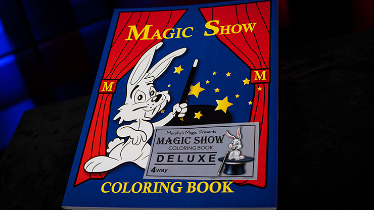 Magic Show Coloring Book Deluxe (4-Way) by Murphy's Magic