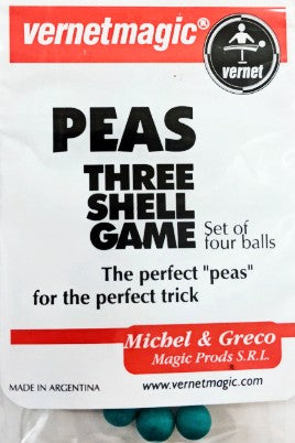 Three Shell Game (Extra Peas, Set of 4) by Vernet Magic