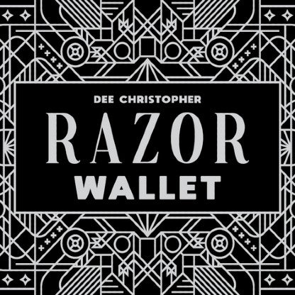 Razor Wallet (Black) by Dee Christopher