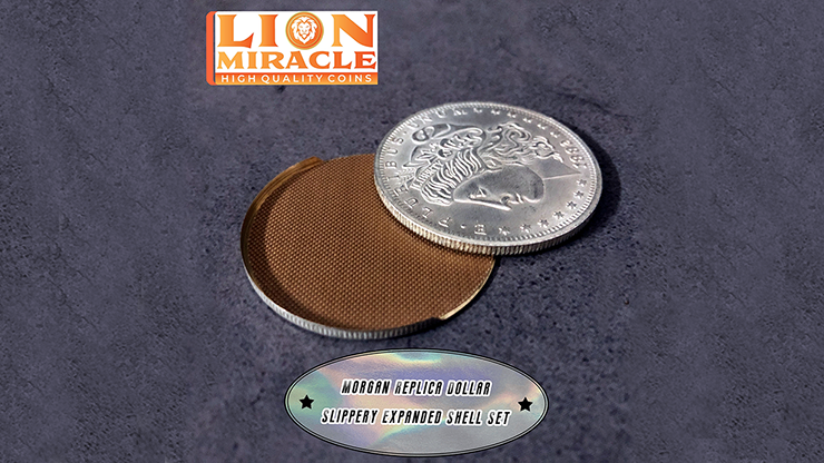 Slippery Sam Expanded Shell Set (Morgan Replica Dollar, Heads) by Lion Miracle