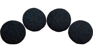 2" Super Soft Sponge Balls (Black) 4-Pack by Goshman