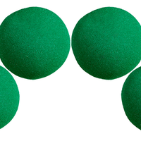 2" Super Soft Sponge Balls (Green) 4-Pack by Goshman