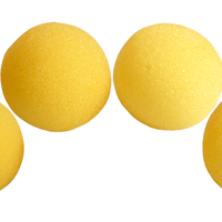 2" Super Soft Sponge Balls (Yellow) 4-Pack by Goshman