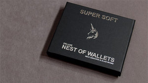 Deluxe Nest of Wallets (Super Soft) by Nicholas Einhorn