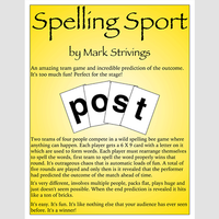 Spelling Sport (Stage) by Mark Strivings