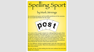 Spelling Sport (Stage) by Mark Strivings