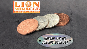 Sun & Moon Set (Morgan Replica Dollar Coin) by Lion Miracle