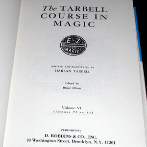 Tarbell Course in Magic, Volume 6 by Harlan Tarbell - Book