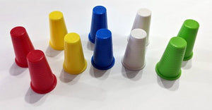 Thimbles 10-Piece Set (Plastic, Multicolored)