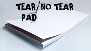 No Tear Pad (XL, 8.5" X 11", Tear/No Tear Alternating) by Alan Wong