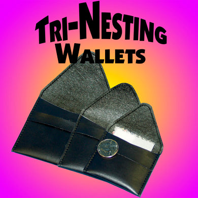Tri-Nesting Wallets (Vinyl) by MAK Magic