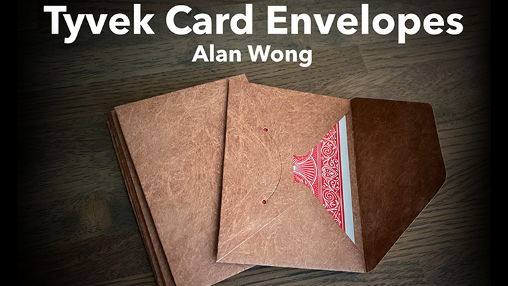 Tyvek Card Envelopes (10 Pack, Brown) by Alan Wong