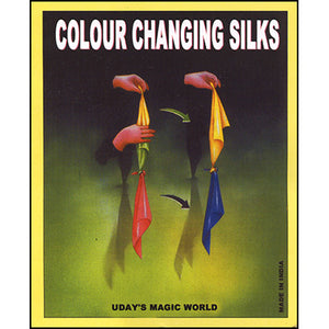 Double Color Changing Silks (China Silk) by Uday Jadugar