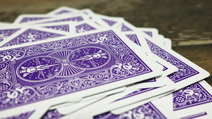 Bicycle Playing Cards (Purple) by USPCC