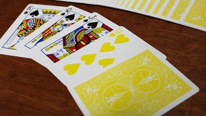 Bicycle Playing Cards (Yellow) by USPCC
