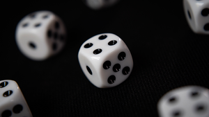 Non-Gimmicked Dice (6 Pack/White) by Tony Anverdi