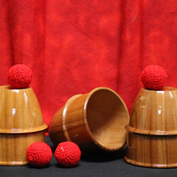 Wooden Cups and Balls by Mr. Magic