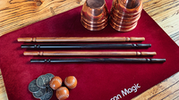 Wooden Wand Pro (Bold Black) by Harry He & Bacon Magic
