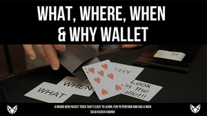 What, Where, When and Why Wallet by Adam Wilber
