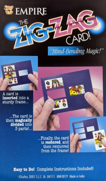 Zig Zag Card by Empire Magic